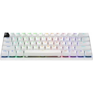 Logitech G PRO X 60 White Lightspeed GX Optical Brown Switch Mecanica
