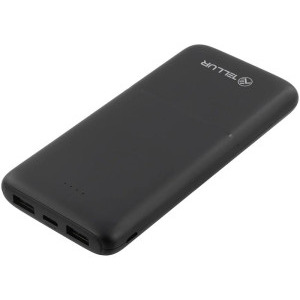 Tellur 10000 mAh, 2x USB, 1x USB-C, Black