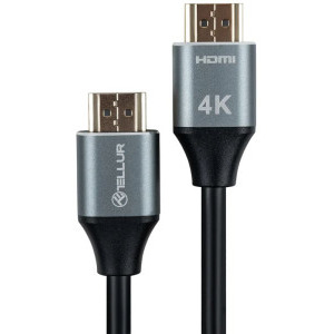 Cablu video Tellur HDMI Male - HDMI Male, v2.0, 5m, Ethernet, negru
