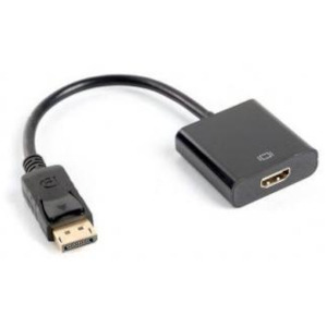 Adaptor Lanberg 1x DisplayPort Male - 1x HDMI Female, Negru
