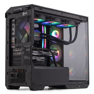 Gaming DRAGON Project Zero Black Powered by MSI, Intel i7-14700KF 3.4GHz, 32GB DDR5, 1TB SSD, RTX 4070 SUPER 12GB GDDR6X, Iluminare RGB