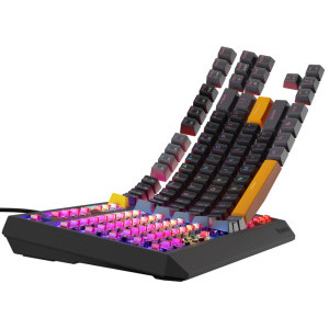 Genesis THOR 230 TKL RGB Anchor Grey Positive Outemu Red Switch Mecanica