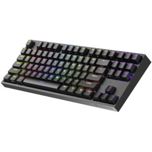 Genesis THOR 404 TKL Black RGB Gateron Yellow Pro Switch Mecanica