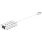 Adaptor Orico XD-102 USB Tip-C Male la VGA Female, argintiu