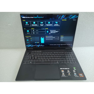 Laptop ASUS Gaming 16'' TUF A16 FA608PM, 2.5K 300Hz, Procesor AMD Ryzen™ 9 8940HX (64M Cache, up to 5.3 GHz), 16GB DDR5, 512GB SSD, GeForce RTX 5060 8GB, No OS, Jaeger Gray